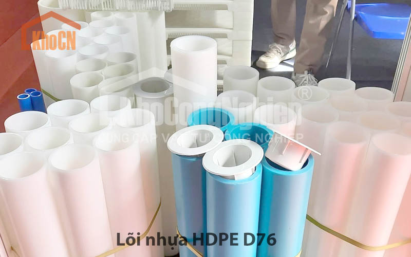 Lõi nhựa D76 trong cuộn màng PE, màng co