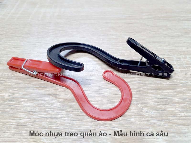 Sản xuất móc nhựa treo quần áo - Mẫu hình cá sấu