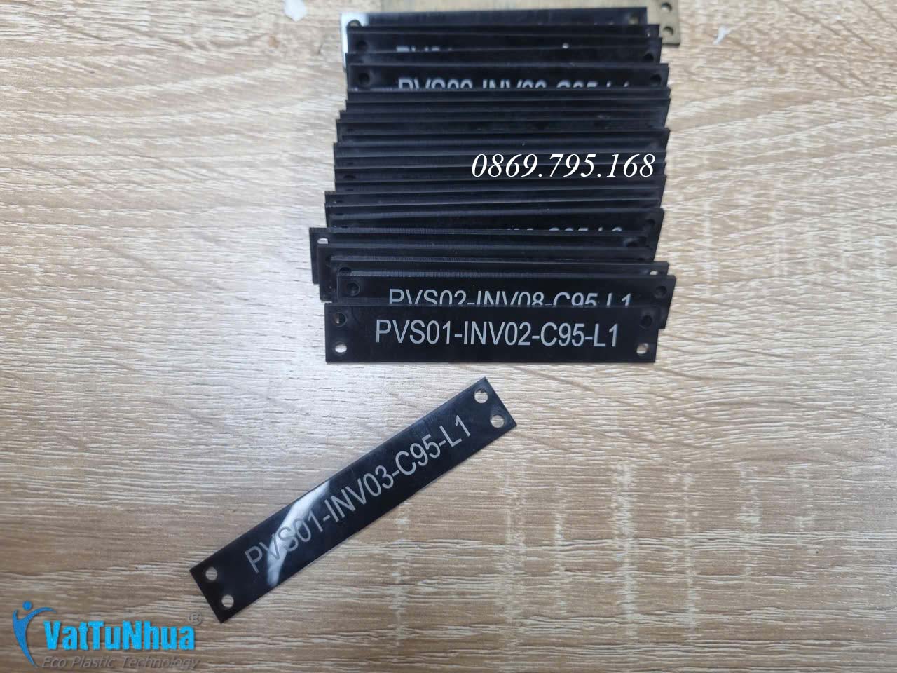 Tem Mica khắc laser đánh dấu tủ điện