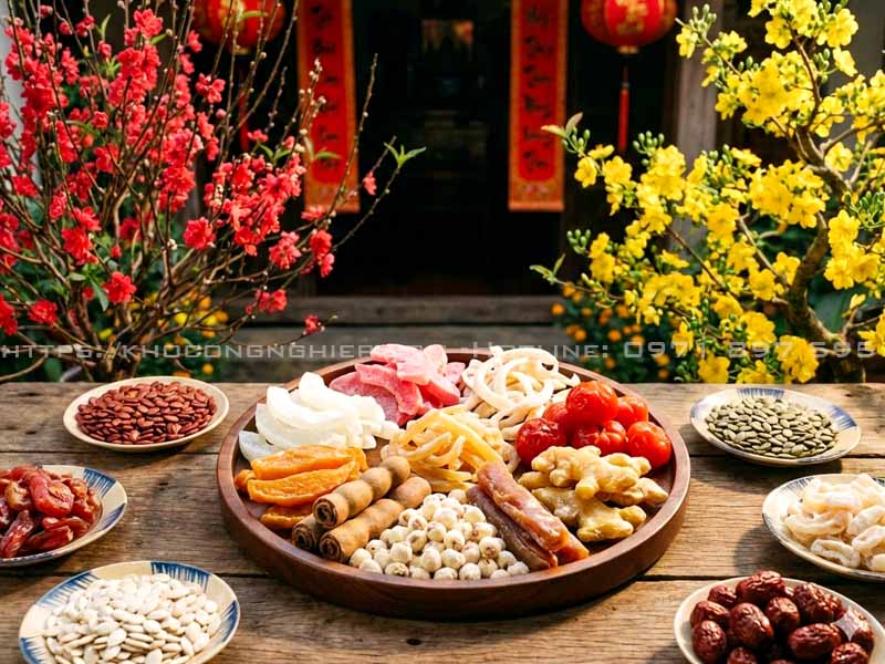 Hướng dẫn làm mứt tết truyền thống bằng phương pháp sấy thăng hoa