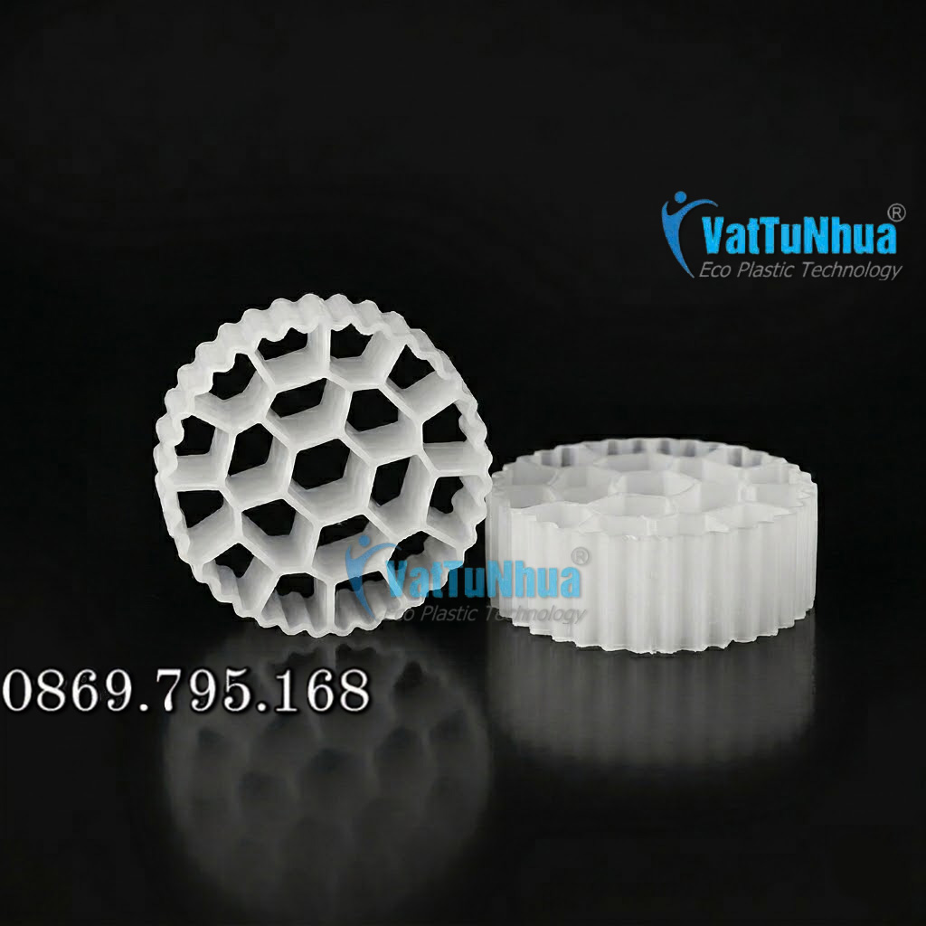 Giá thể vi sinh D25mm HDPE - Vật liệu lõi cho Hệ thống xử lý nước thải hiệu suất cao