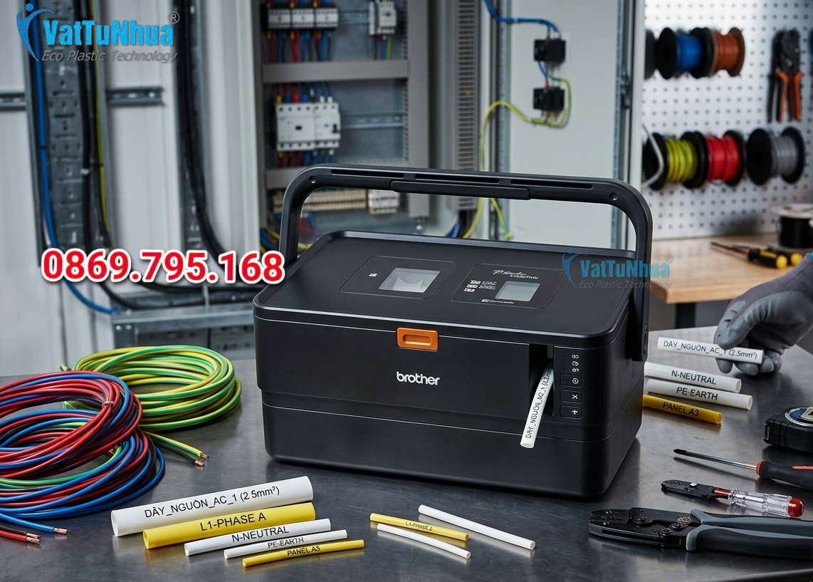 Máy in ống Brother - Giải pháp đánh dấu dây điện chuyên nghiệp