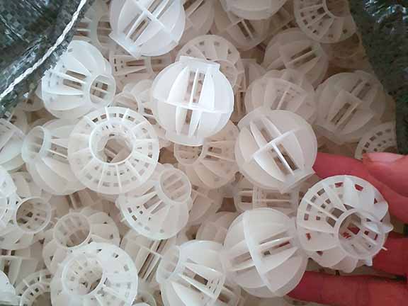 Giá thể cầu nhựa vi sinh D50