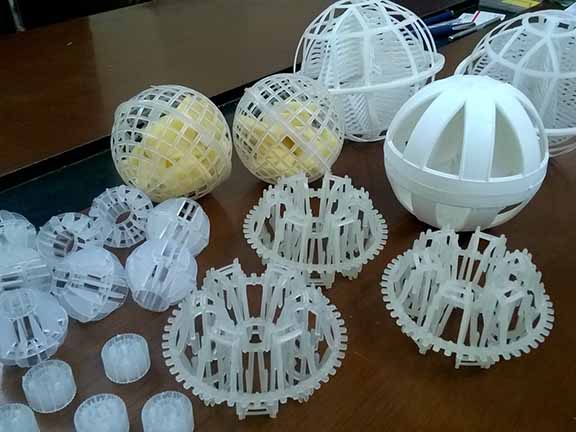 Giá thể cầu nhựa vi sinh D75