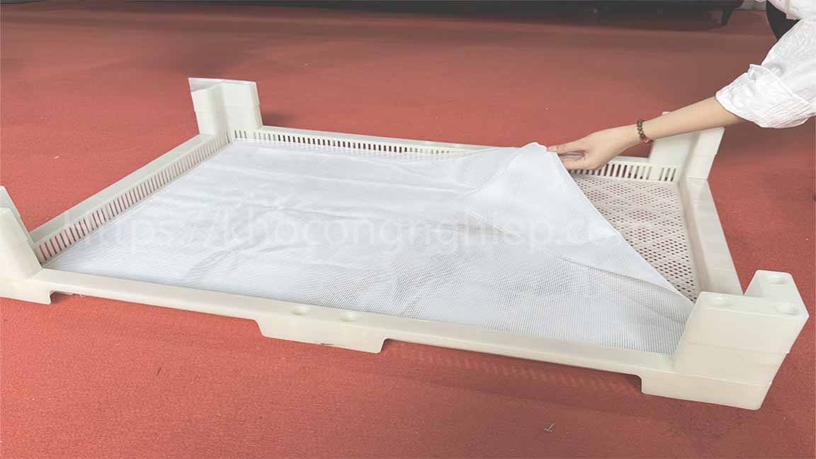 Lưới Silicon lót khay sấy nhựa, inox
