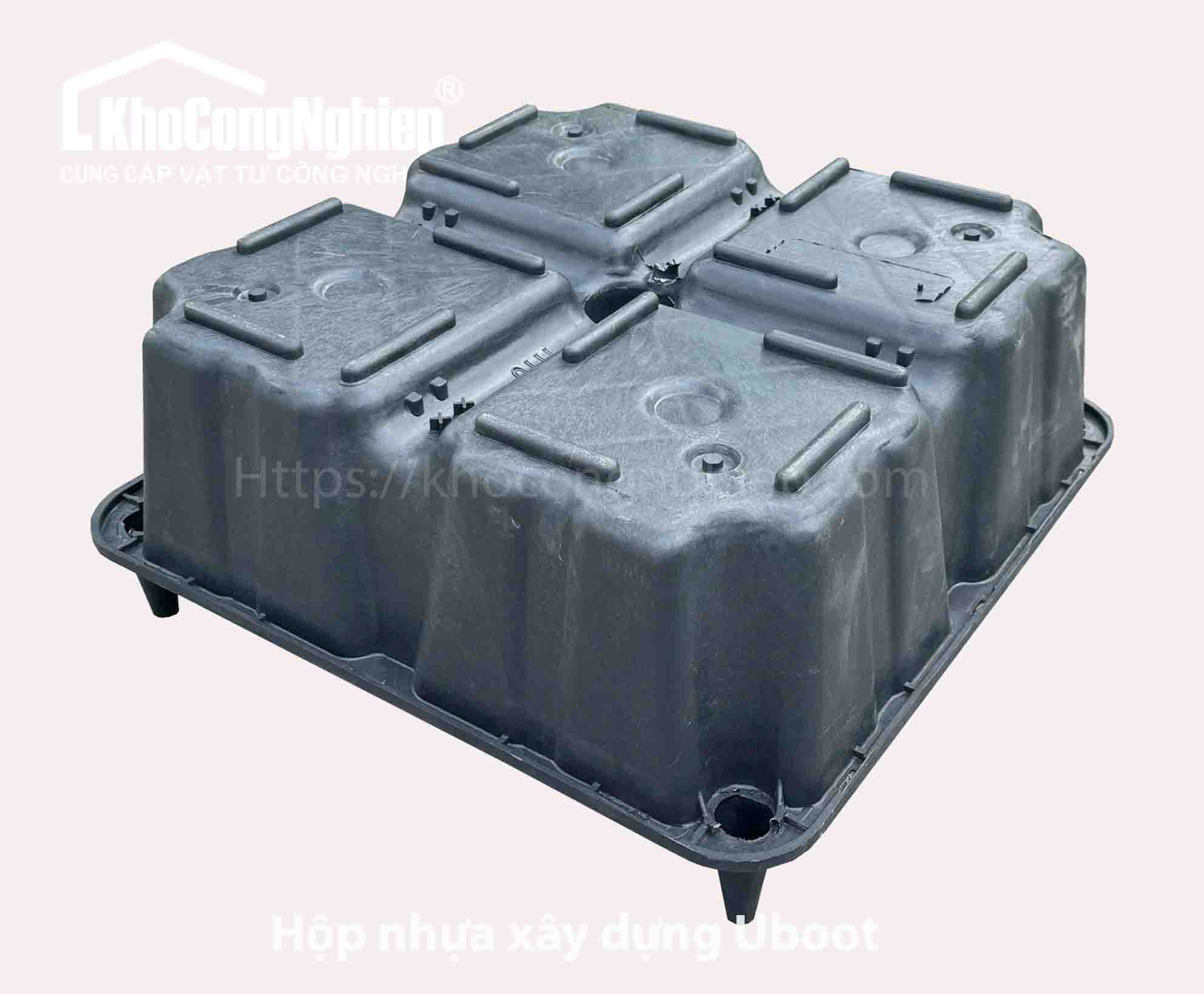Hộp nhựa sàn rỗng U-boot 48cm chính hãng - Hình ảnh sản phẩm 1 chất lượng cao tại KHO CÔNG NGHIỆP. Hộp nhựa U-Boot giúp tạo sàn rỗng hai phương, giảm trọng lượng sàn 20–30%, tăng khẩu độ nhịp tới 15m. Giải pháp sàn nhẹ giúp tiết kiệm vật liệu, giảm tải lên móng, thi công nhanh, phù hợp cho nhà dân dụng, công nghiệp, công trình công cộng. Sản phẩm chất lượng cao, giá tại xưởng