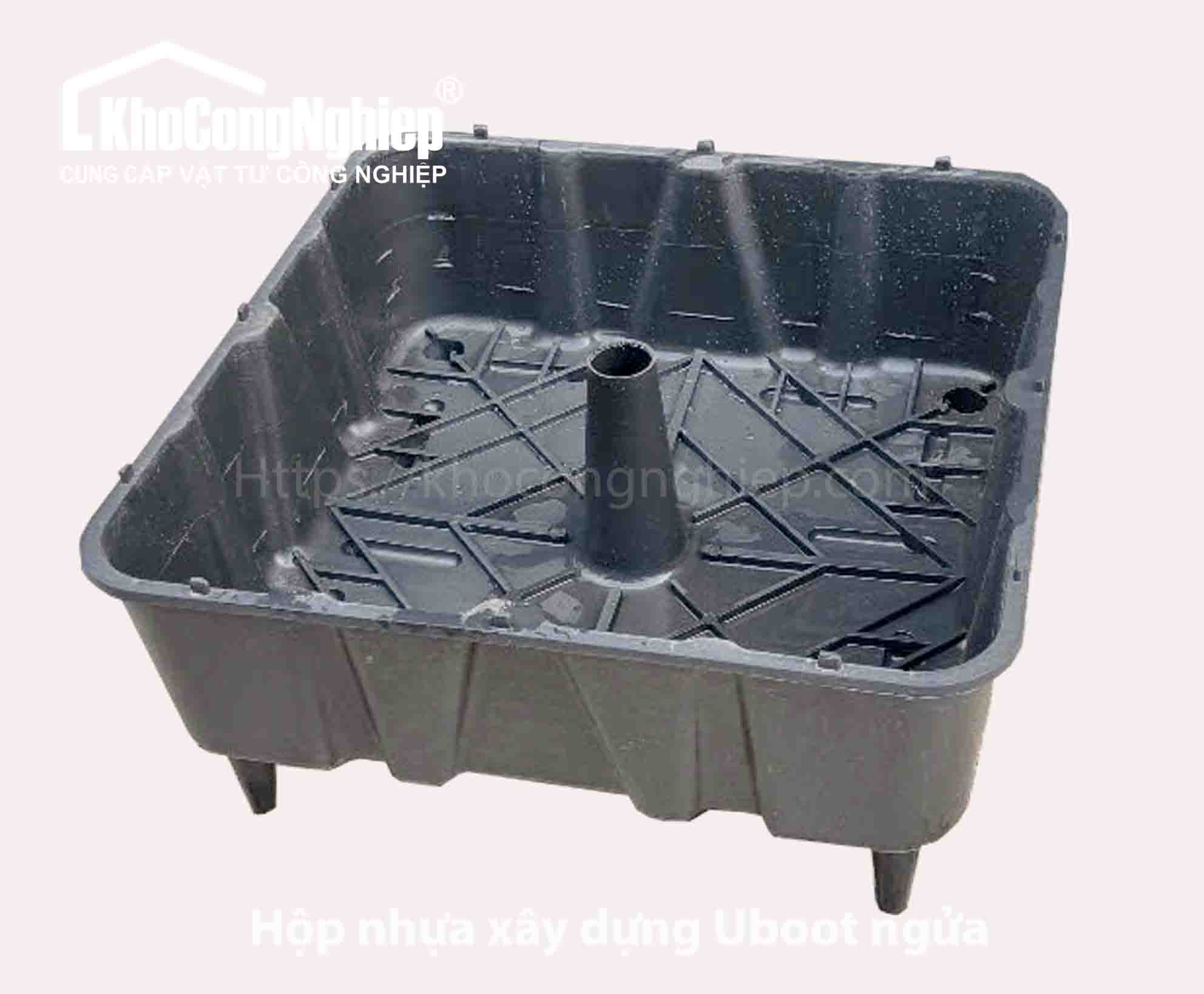 Hộp nhựa sàn rỗng U-boot ngửa 52cm chính hãng - Hình ảnh sản phẩm 1 chất lượng cao tại KHO CÔNG NGHIỆP. Hộp nhựa U-Boot giúp thi công sàn phẳng không dầm, giảm tải trọng, vượt nhịp đến 10m, tối ưu kết cấu và chi phí.