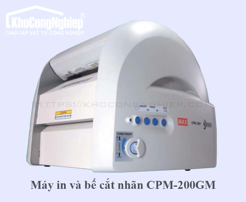 Máy in và bế cắt nhãn CPM-200GM
