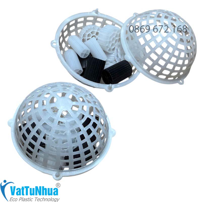 Giá Thể Vi Sinh Dạng Cầu D75mm